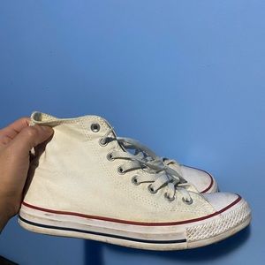 Converse high top all star white